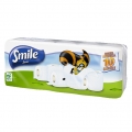 Тоалетна хартия Smile, бяла, 10 бр./опак.